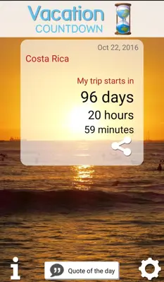 Vacation Countdown android App screenshot 5